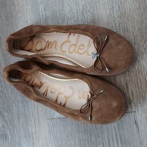 Sam Edelman flats ,brown size 7 1/2 Felicia